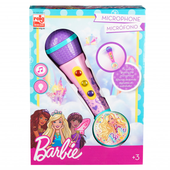 Детски микрофон с вграден високоговорител - Барби Barbie 150556 4