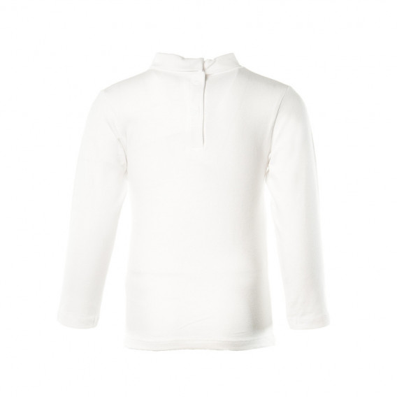 Памучна блуза тип поло с дълъг ръкав за момиче KIABI 150665 2