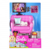 Барби Игрален комплект мебели за вътрешно обзавеждане - Хол Barbie 151018 