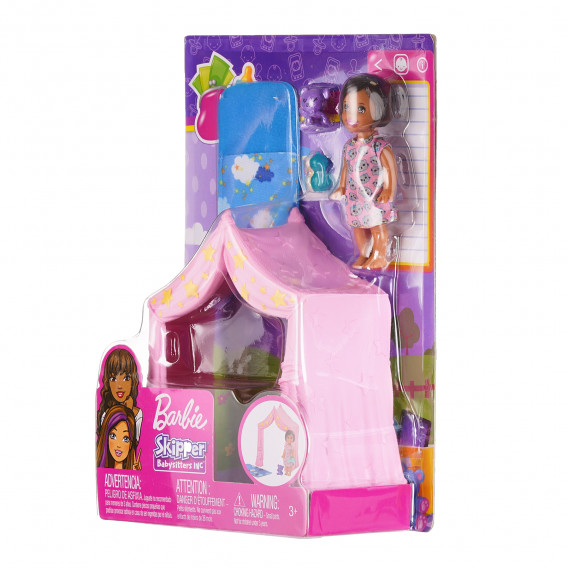 Барби Детегледачка с аксесоари и палатка Barbie 151026 2