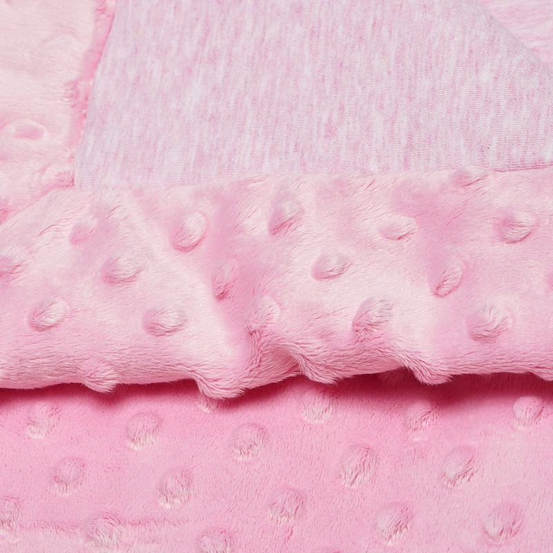 Одеяло с релефни точки за момиче розово  151320