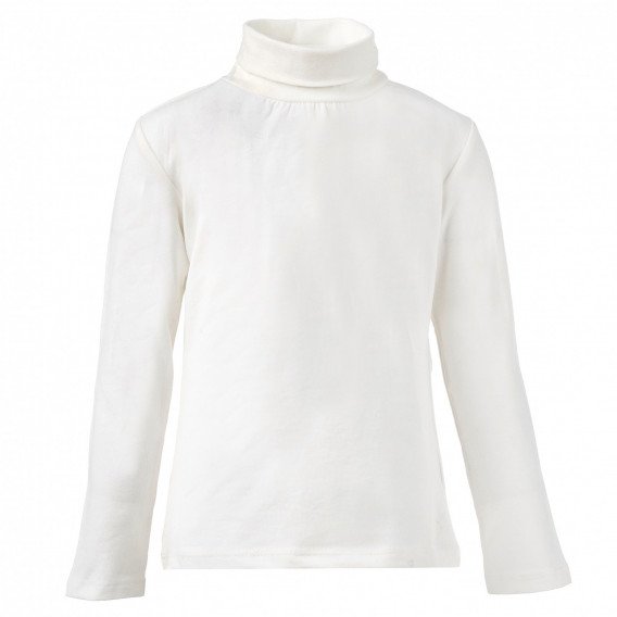 Блуза с дълъг ръкав за момиче бяла Idexe 151925 