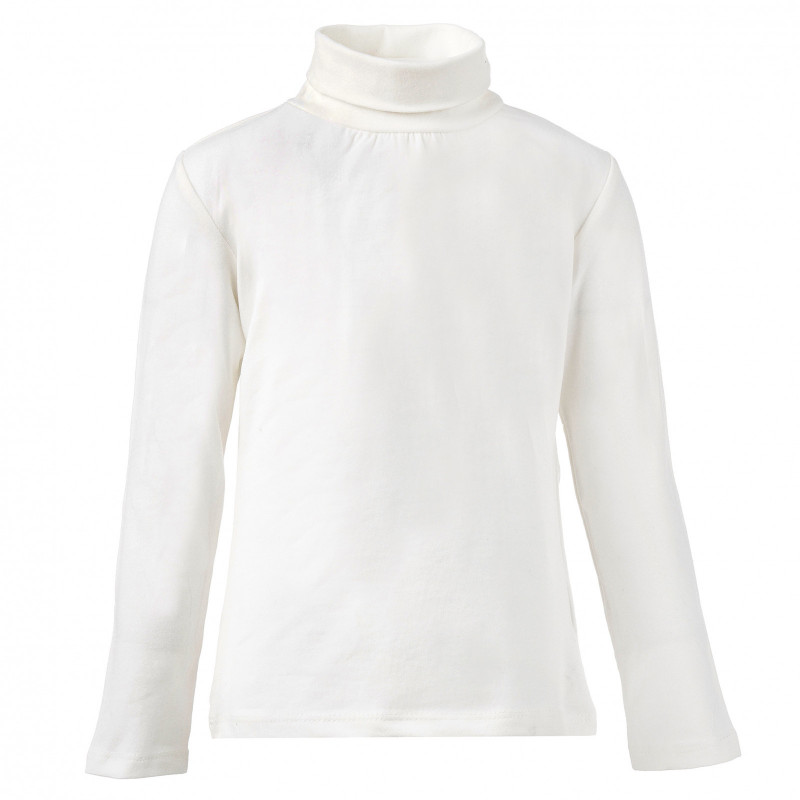 Блуза с дълъг ръкав за момиче бяла  151925