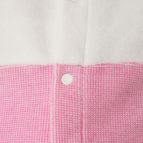 Блуза за бебе в бяло и розово Idexe 151955 3