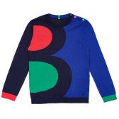 Памучен пуловер за момче син Benetton 152033 