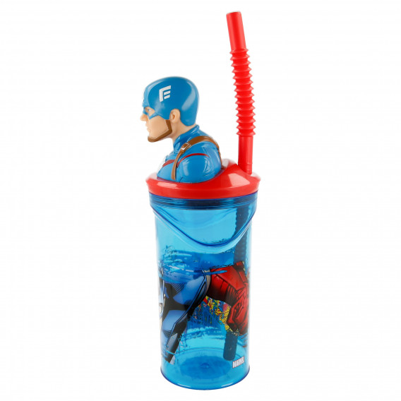 Чаша с 3D фигура Капитан Америка, 360 ml Avengers 152895 2