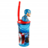 Чаша с 3D фигура Капитан Америка, 360 ml Avengers 152896 3