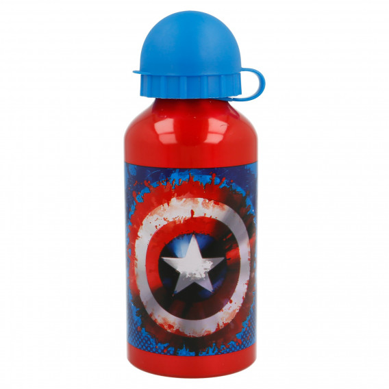 Алуминиева бутилка Капитан Америка, 400 ml Avengers 152902 