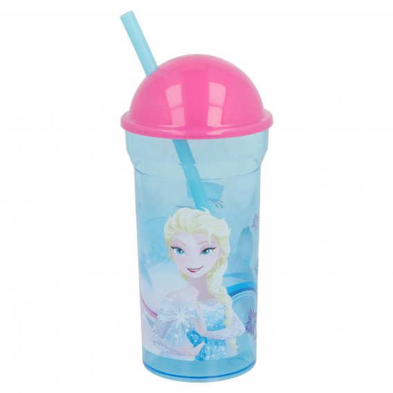 Полупрозрачна чаша със сламка - Замръзналото кралство, 460 ml Frozen 152997 2