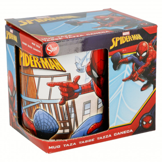 Керамична чаша в кутия с прозорче Спайдърмен Streets, 325 ml Spiderman 153180 2