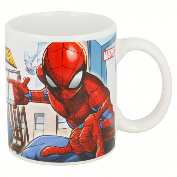 Керамична чаша в кутия с прозорче Спайдърмен Streets, 325 ml Spiderman 153182 