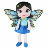 Плюшена фея със зелени крила, 34 см Amek toys 153500 