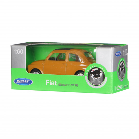 Метална количка Fiat в мащаб 1:60 WELLY 153568 2