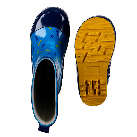 Гумени ботуши за момче,сини Nickelodeon 153678 3