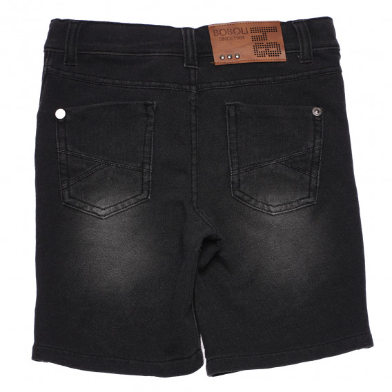 Къс панталон с износен ефект черен Boboli 153821 2