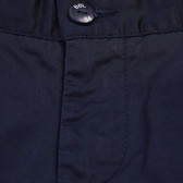 Къс панталон с декоративни джобчета за момче тъмно син Boboli 153830 3