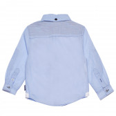 Памучна риза с дълъг ръкав и джоб за момче Boboli 154052 2