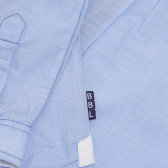 Памучна риза с дълъг ръкав и джоб за момче Boboli 154054 4