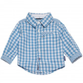 Памучна карирана риза за бебе Boboli 154063 
