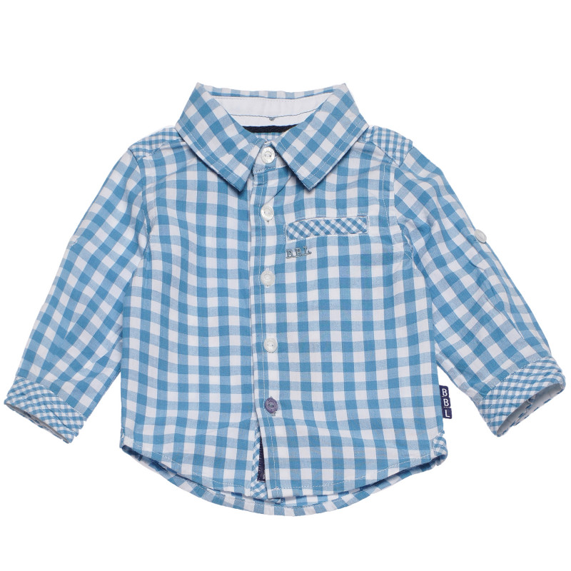Памучна карирана риза за бебе  154063