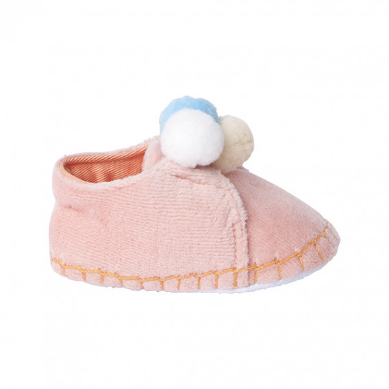 Меки обувки за бебе момиче с три помпончета Tuc Tuc 1542 1
