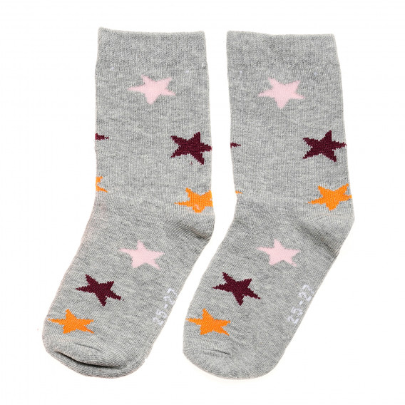 Комплект от 5 броя разноцветни чорапи за момиче Name it 154402 7