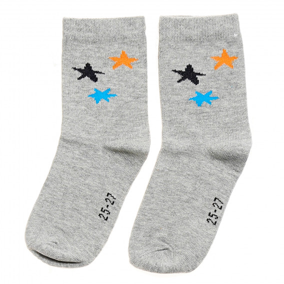 Комплект от 5 броя разноцветни чорапи за момче Name it 154408 4