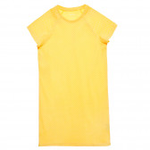 Памучна рокля с реглан ръкав за момиче жълта Name it 154549 