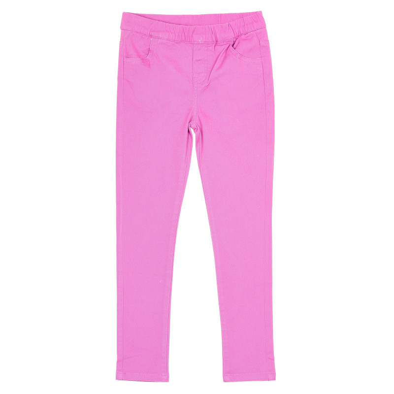 Дънков панталон за момиче, лилав цвят  154705