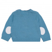 Памучен пуловер с бродерия за бебе за момче син Boboli 154916 2
