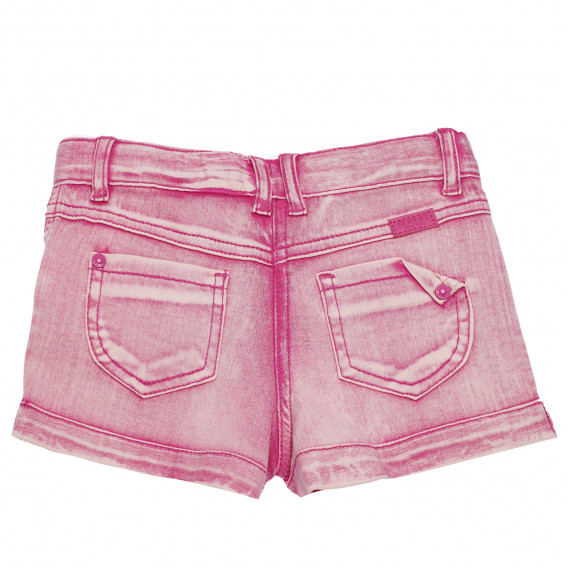 Дънков къс панталон за момиче розов Boboli 155089 6