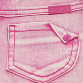 Дънков къс панталон за момиче розов Boboli 155091 8