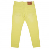 Дънков панталон за момиче жълт Boboli 155182 2