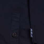 Риза с дълъг ръкав за момче тъмно синя Boboli 155296 4