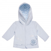 Двулицево памучно яке за бебе за момче синьо Boboli 155446 6