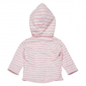 Двулицево памучно яке за бебе за момиче розово Boboli 155448 2