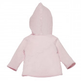 Двулицево памучно яке за бебе за момиче розово Boboli 155449 3