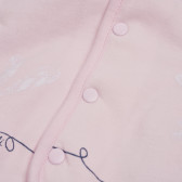 Двулицево памучно яке за бебе за момиче розово Boboli 155451 5