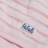 Двулицево памучно яке за бебе за момиче розово Boboli 155452 6