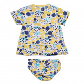 Комплект рокля с гащички с цветен принт за бебе Boboli 155560 2