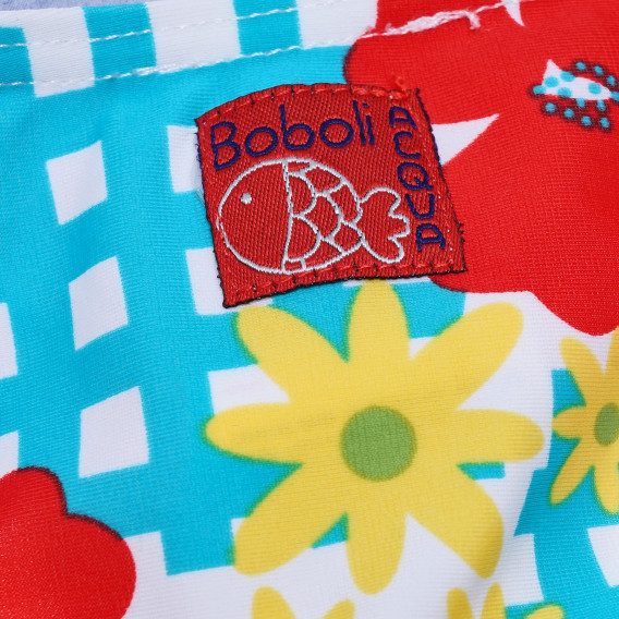 Бански костюм с флорален принт за бебе Boboli 155730 3