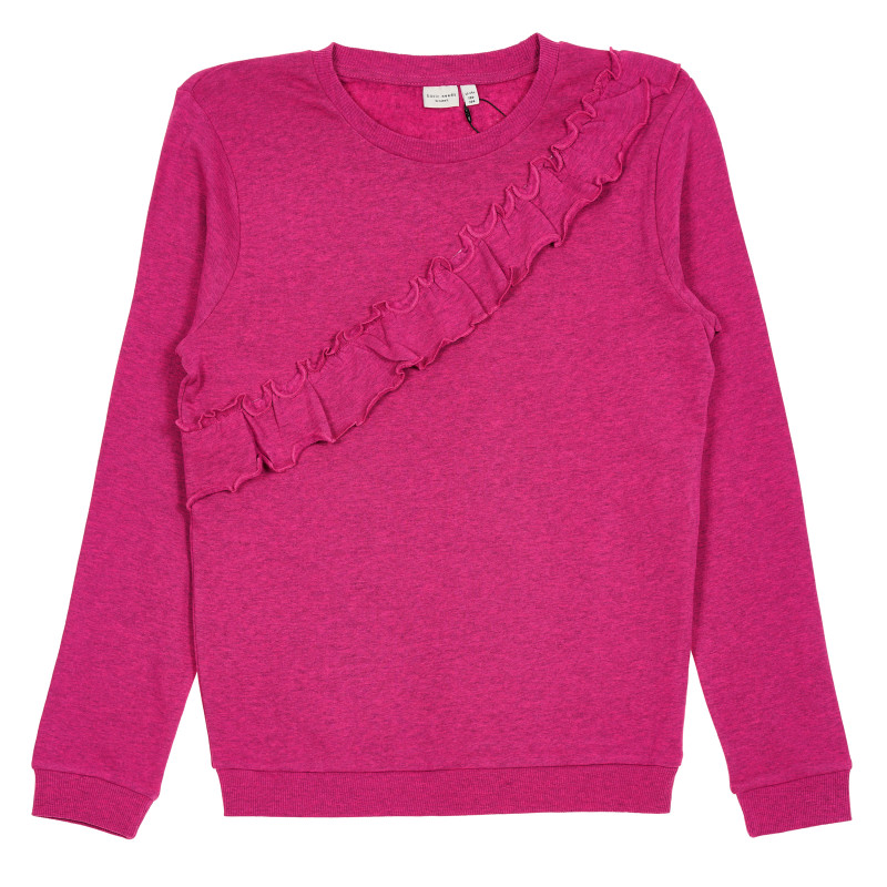 Пуловер за момиче розов  155785