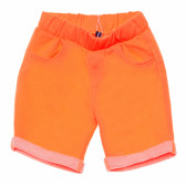 Къси панталони за момче оранжеви Original Marines 156037 