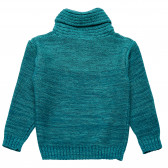 Памучен пуловер за бебе за момче зелен Birba 156160 2