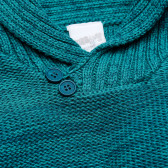 Памучен пуловер за бебе за момче зелен Birba 156163 4