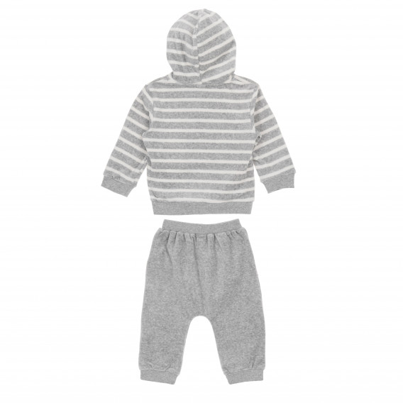 Памучен комплект суитшърт и спортен панталон за бебе KIABI 156239 8