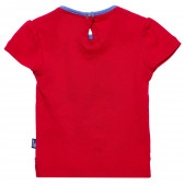 Памучна тениска за бебе за момиче розова Original Marines 156825 4