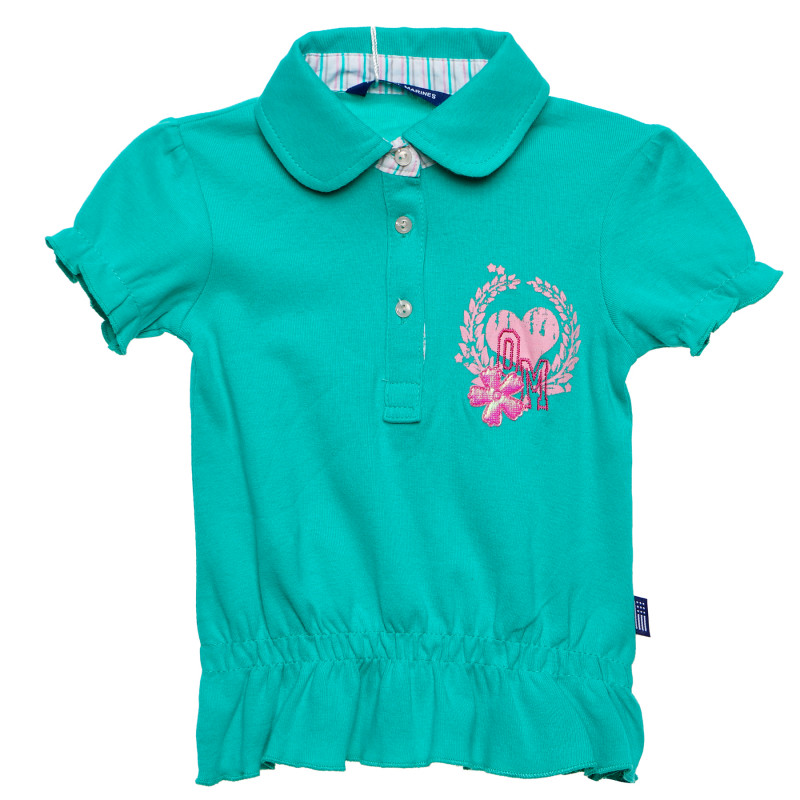 Блуза за бебе за момиче зелена  156926