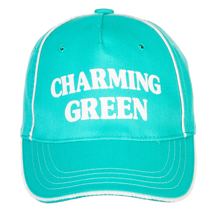Памучна шапка за момиче зелена  157105