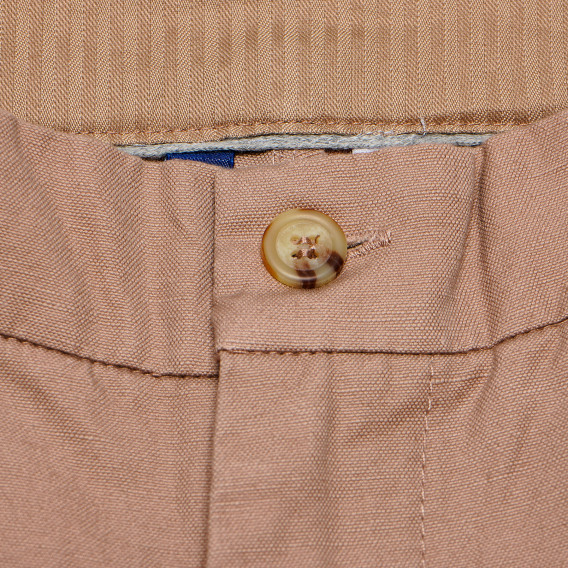 Памучен панталон за момче бежов Original Marines 157141 2